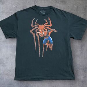 Mad Engine Marvel Amazing Spider-Man 2 Movie Graphic Tee Black Men's Size XL